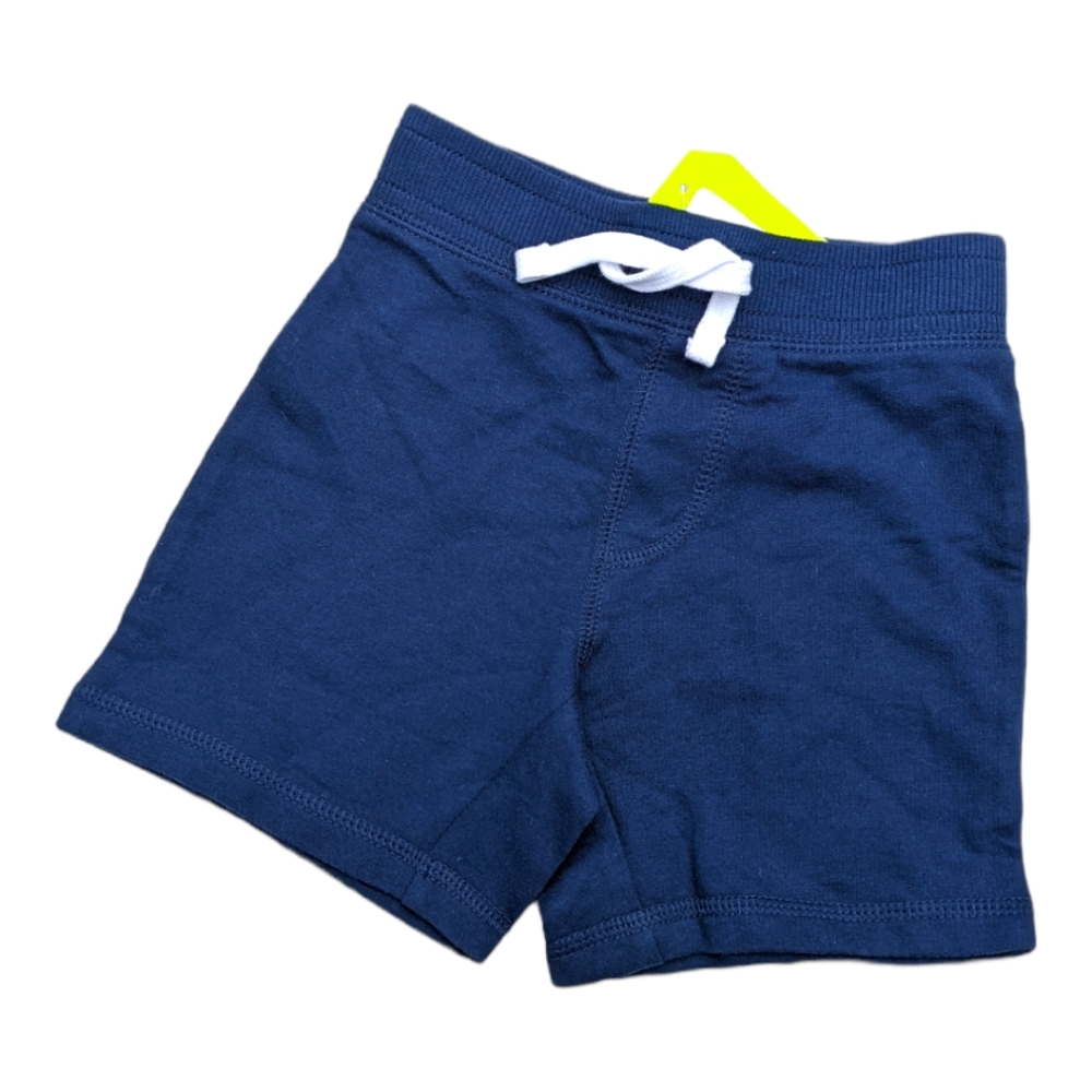 Crazy 8 boys 12-18m Faux Drawstring Blue Cotton Short